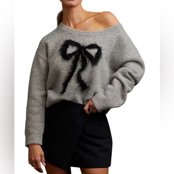 Anthropologie Sweaters - Maeva Antropologie Women's Bow Sweater Size XS